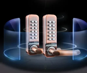 Waterproof Mechanical Code Lock Numerical Keypad Password Unlock for Wood and Aluminum Doors