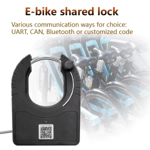 Waterproof QR Code Scanning Smart App-Controlled Aluminum Alloy Rental Horseshoe Lock for E-Bikes and Bicycles