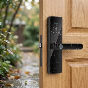 Waterproof S811 Fingerprint Lock WiFi Zigbee Access Card Key Smart Door Lock for Hotel Office Apartment