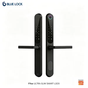 Waterproof Slim Smart Door Lock WiFi Biometric Fingerprint IC Card Electronic Lock for Aluminum and Wood Doors