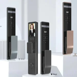 Waterproof Smart Fingerprint Door Lock with Camera and Memory Card for Steel Door