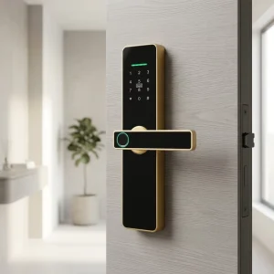 Waterproof Smart Lock for Front Gate and Aluminum Door Fingerprint Password IC Card Key Mobile App Control Cloud Storage