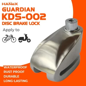 Waterproof Stainless Steel Motorcycle Disc Brake Lock