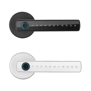 Waterproof Wi-Fi Electronic Keyless Door Handle Lock for Entrance and Bathroom Doors