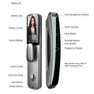 Wi-Fi App Fully Automatic Electronic Smart Door Lock