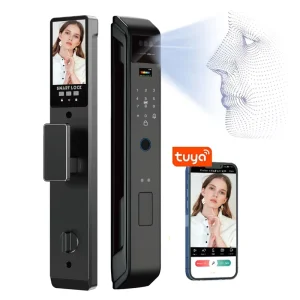 Wi-Fi Electronic Fingerprint Door Lock with Camera and Video Calling