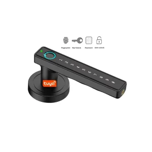 WiFi App Keyless Entry Electronic Digital Door Lock with Knob, Keypad and Fingerprint