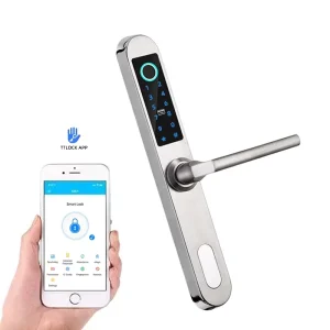 WiFi BLE Electronic Digital Fingerprint Smart Aluminum Door Lock 40mm