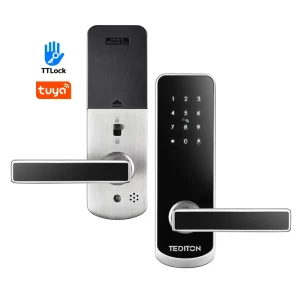 WiFi Electronic Password Deadbolt Digital Lock Keyless Waterproof Anti-Theft USB Fingerprint Door Lock