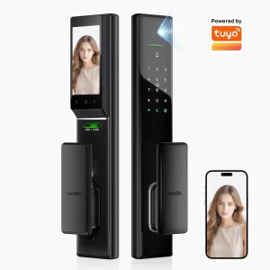 WiFi Fingerprint 3D Face Recognition Digital Electronic Biometric Smart Door Lock Push and Pull