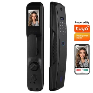 WiFi Smart Fingerprint Password Door Lock with Camera and Keyless Entry