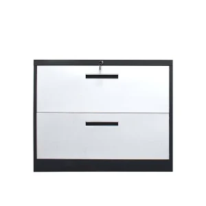 Wide Drawer Lateral Steel Filing Cabinet with Central Lock for Office Storage