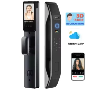 XF9 Smart Fingerprint Door Lock with Face Recognition, Cloud Connectivity, Aluminum Alloy, 3-5 Month Battery Life, Multiple Unlock Methods