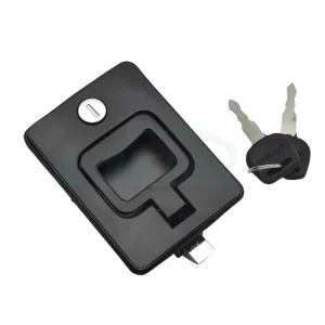 XK117 Factory Price Black Coating Zinc Alloy Industrial Safety Cabinet Hardware Truck Toolbox Door Panel Key Lock