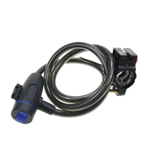 YH1407 Adjustable Cable Bicycle Lock with 2 Keys