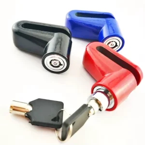 YH1474 High Decibel Steel Bike Anti Theft Security Disc Lock with Waterproof Alarm and Disc Brake Features
