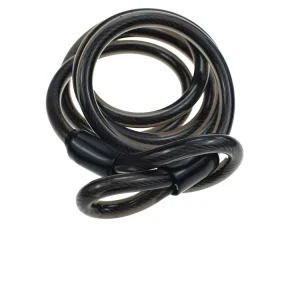 YH1583 Stainless Steel Double-Loop Braided Bicycle Cable Lock