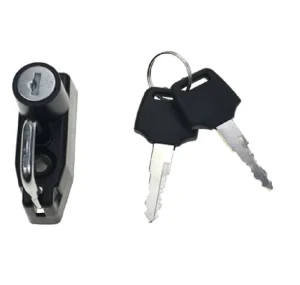 YH1740 Universal Motorcycle Helmet Lock Handlebars Accessories Iron Key