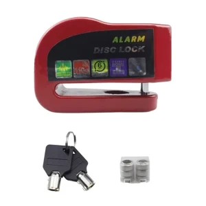 YH3237 Electric Battery Anti Theft Bicycle and Motorcycle Disc Brake Lock with Alarm Feature for Biking and Motorbike Use