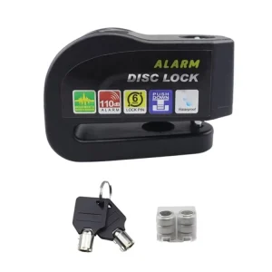 YH3237 Bicycle Disc Brake Lock Electric Battery Motorcycle Lock Anti theft Lock Alarm Motorcycle Mountain Bike Lock
