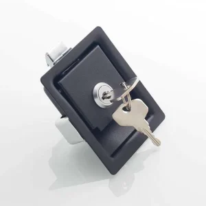 YH9539 Steel Industrial Square Electric Lock for Motorhome Camper Truck Trailer Accessories Cabinet Panel Lock Cylinders
