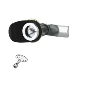 YH9757 Quarter Turn Triangle Cylinder Cabinet Cam Lock with Plastic Cover