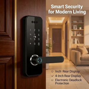 YOLOCK CE&ISO House Smart Lock Combination Control Matter Protocol Electronic Anti Lock USB Power Easy Install Now