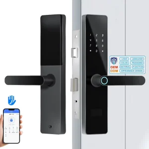 YiTechE 6085 Mortise Electronic TT Lock Fingerprint Digital Smart Door Locks with TTLock APP