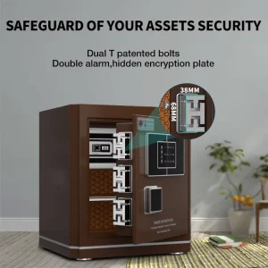Yingbo Intelligent Fingerprint Lock Safe Home and Office Solid Steel for Storage Inner Box