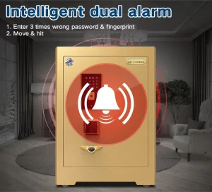 YingboAll Steel Home Office Bank Electronic Lock Large Safe Box