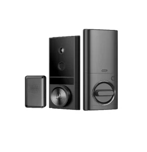 Z10 Automatic Electronic Digital Door Handle Lock with Fingerprint Deadbolt