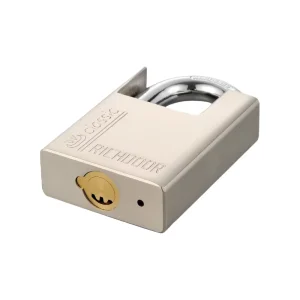 Zhejiang Factory Padlock Ni Plated Shackle Protected Brass Cylinder Atomic Lock