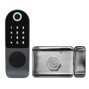 Zigbee Waterproof Smart Door Lock WiFi Fingerprint Lever Gate Locker Electronic Deadbolt