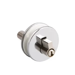 Zinc Alloy 16mm Hole Lock Cylinder Anti-Theft Sliding Glass Cabinet Display Lock for Glass Door