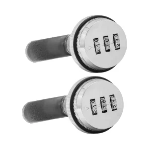 Zinc Alloy 3-Digit Keyless Mechanical Cam Lock for Furniture Cabinets