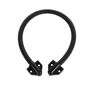 Zinc Alloy Black Joint Armored Stainless Steel Door Loop Lock