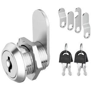 Zinc Alloy Cabinet Cam Lock Cylinder for Office Furniture and Lockers with Keys