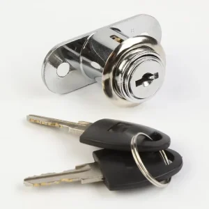 Zinc Alloy Cabinet Cam and Push Button Locks for Desks, Wardrobes, and Drawers