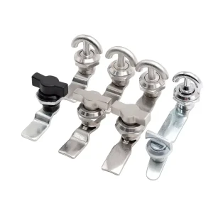 Zinc Alloy Cam Lock MS714 for Distribution Boxes Electrical Cabinets Metal Cabinet Doors 304 Stainless Steel Cylindrical Handle