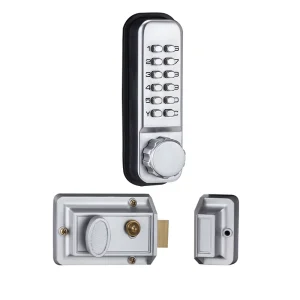 Zinc Alloy Digital Mechanical Keyless Entry Door Lock for Outdoor Use