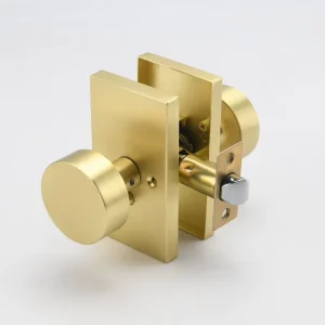 Zinc Alloy Door Handle Knobs Inner Door Lock and Cabinet Hardware with Key Parts