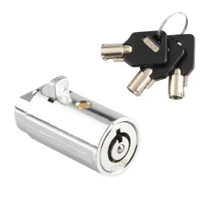 Zinc Alloy Door Lock Cylinder with Tubular Key for Vending Machine