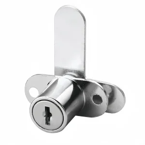 Zinc Alloy Double Door Cabinet Lock with Polished Finish and Keys for File Cabinet Drawer Locker
