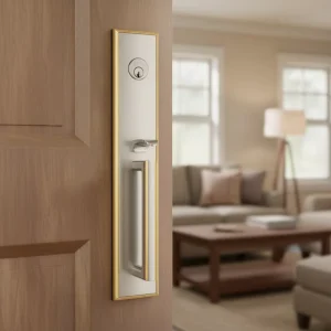 Zinc Alloy Heavy-Duty Mechanical Door Lock with Key for Apartment Hotel and Home Doors