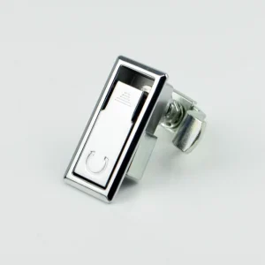 Zinc Alloy Keyless Lever Latch Bright Chrome-Plated ANSI Grade 3 Cylindrical Lock for RV Toolbox Cabinet Door