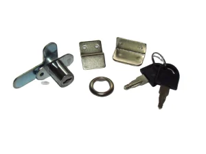 Zinc Alloy L-Shaped Multi-Function Furniture Drawer Lock for Kitchen Cabinets, Home and Office