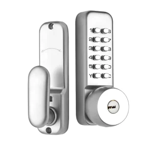 Zinc Alloy Mechanical Password Door Lock Keyless Waterproof Push Button Digital Password Entrance Door Lock with Key