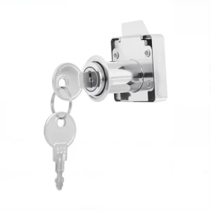 Zinc Alloy Office Desk Drawer Lock, 338-32, with Iron Key for Gym, Bedroom, Hotel, and School Furniture