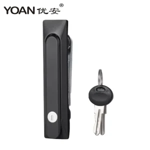 Zinc Alloy Panel Door Handle Lock for Electrical Cabinet Box