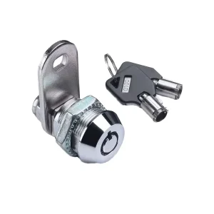 Zinc Alloy Rotary Tongue Quarter Turn Tubular Cam Lock for Mailbox Locker Trash Bin Furniture Storage Cabinet Door
